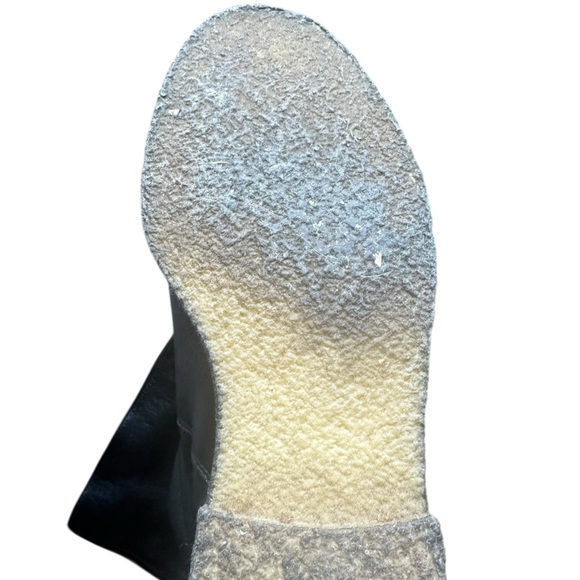 JIMMY CHOO LONDON WYLIE EAGLE BIRD LEATHER BOOT BLACK MOTO - Picture 9 of 16